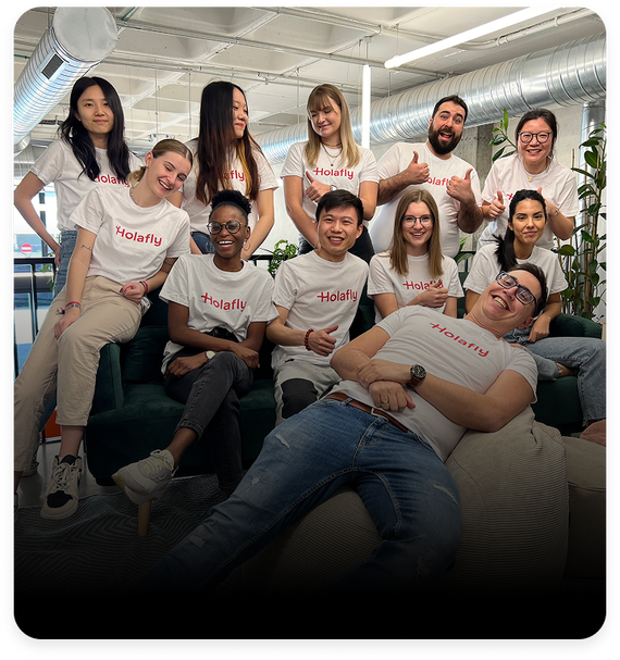 Holafly employees enjoying their time