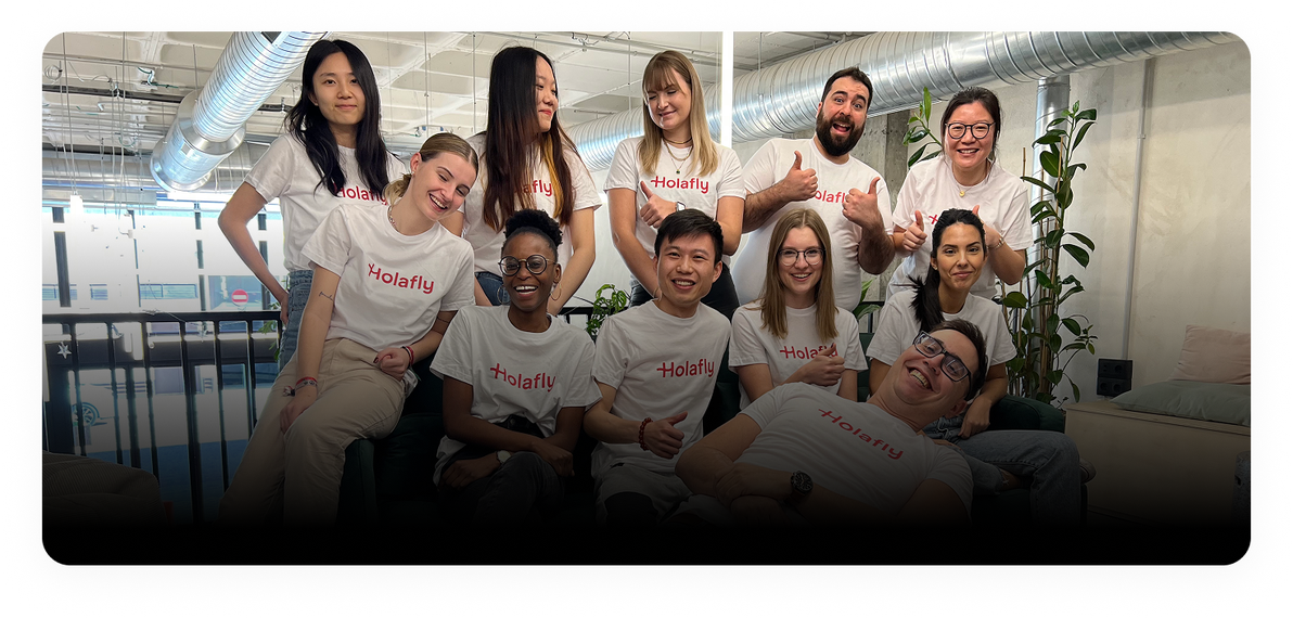 Holafly employees enjoying their time