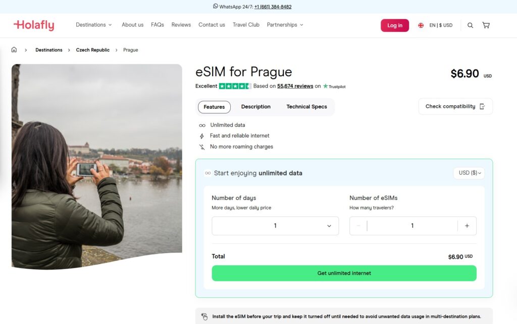 esim for prague