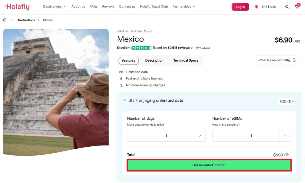 esim for mexico get unlimited data