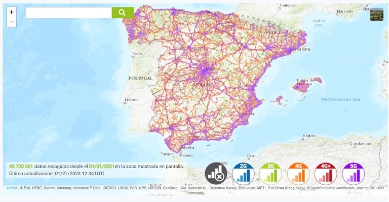 movistar coverage map spain