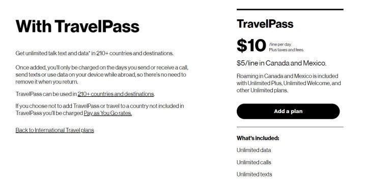 verizon roaming prices