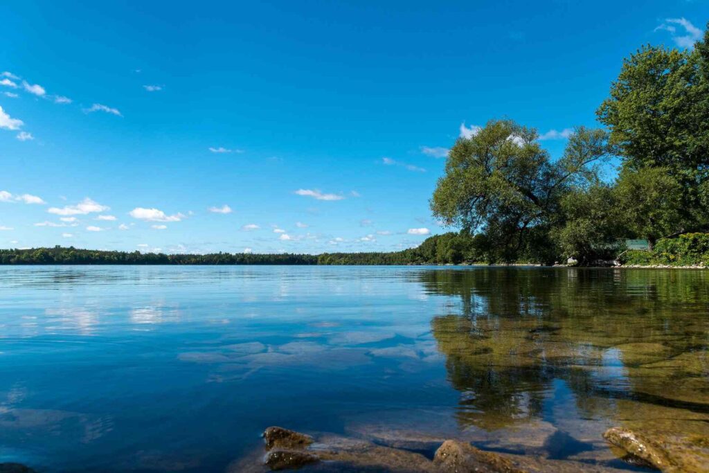 Picton is famous for crystal clear freshwater lakes and sandy beaches