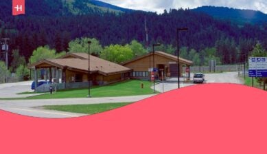 Danville–Carson Border Crossing between US and Canada