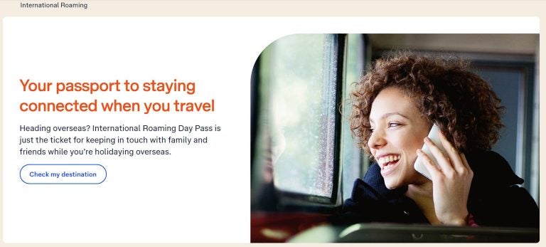 telstra international roaming