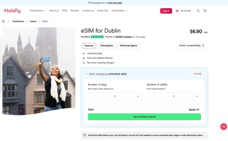 esim for dublin