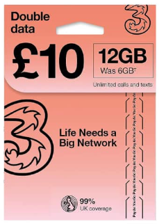 Three Mobile SIM card