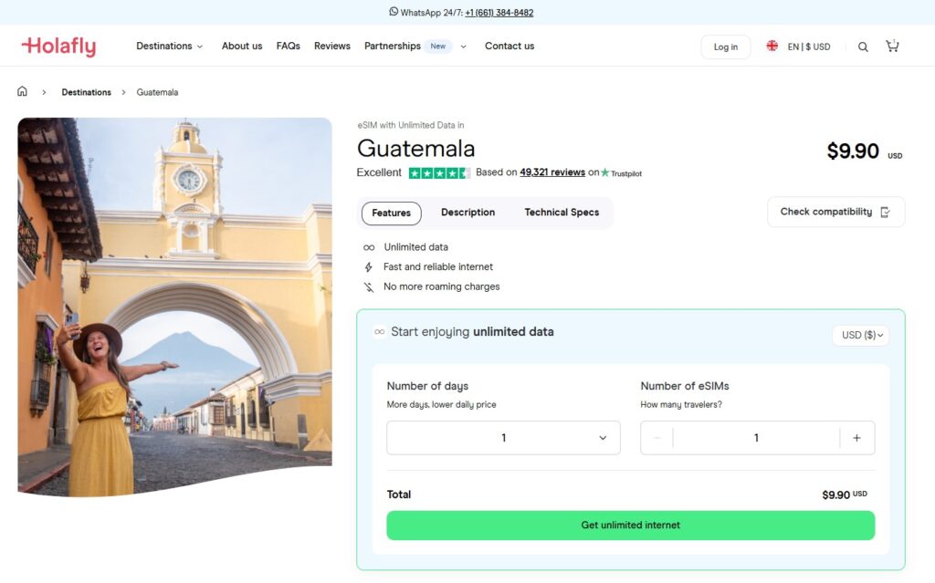 eSIM for Guatemala