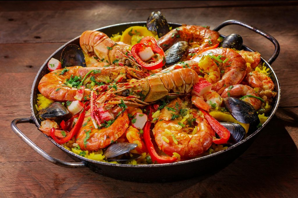 Classic Paella dish