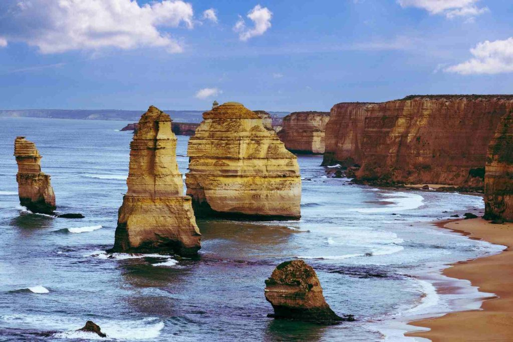 Rock formations near the Great Ocean Road