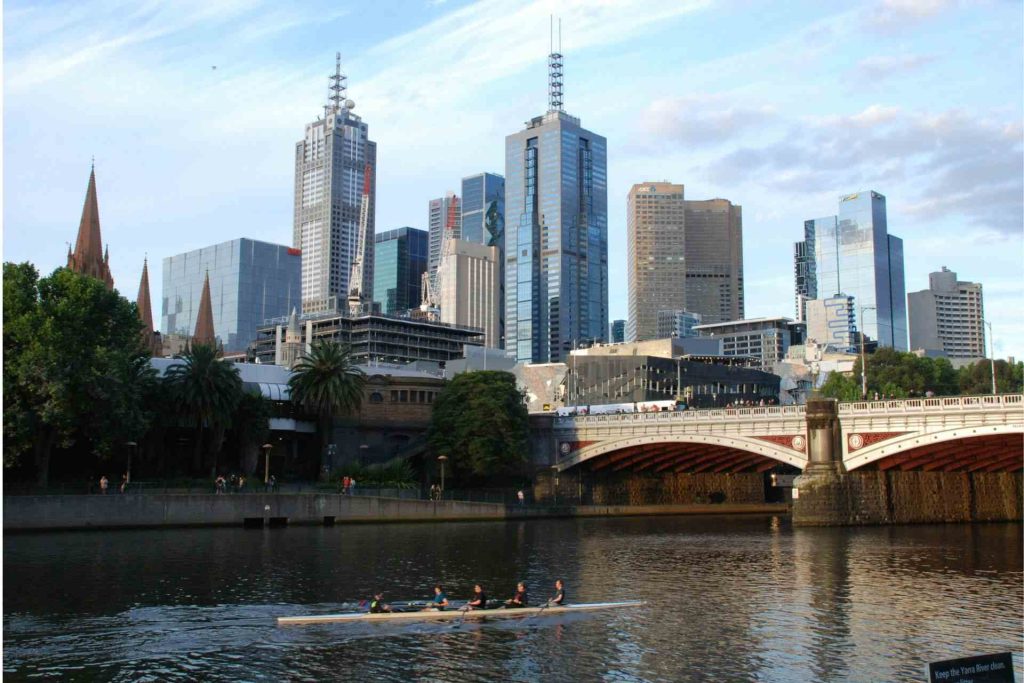 The Yarra River in Melbourne