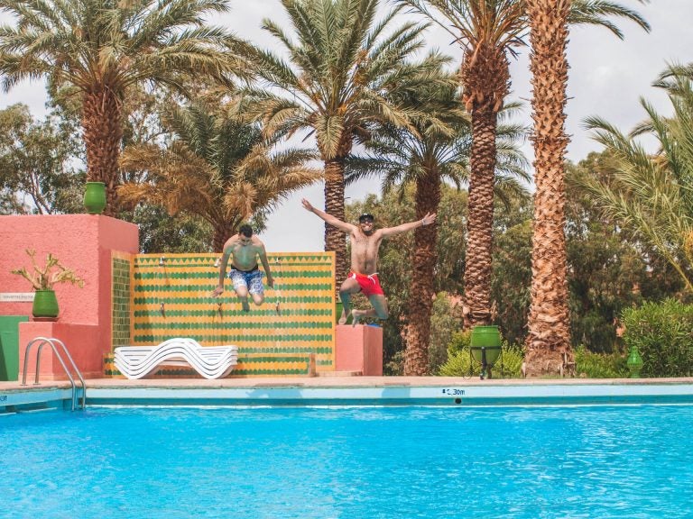 Go swimming and stay it while you travel.