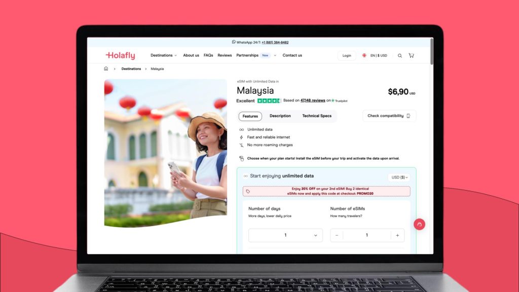Holafly eSIM for Malaysia