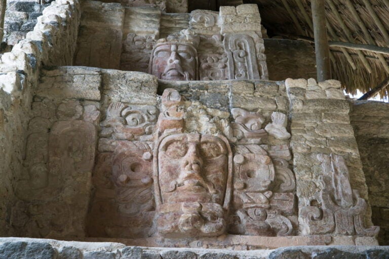 Detail from the Temple of the Masks, Kohunlich