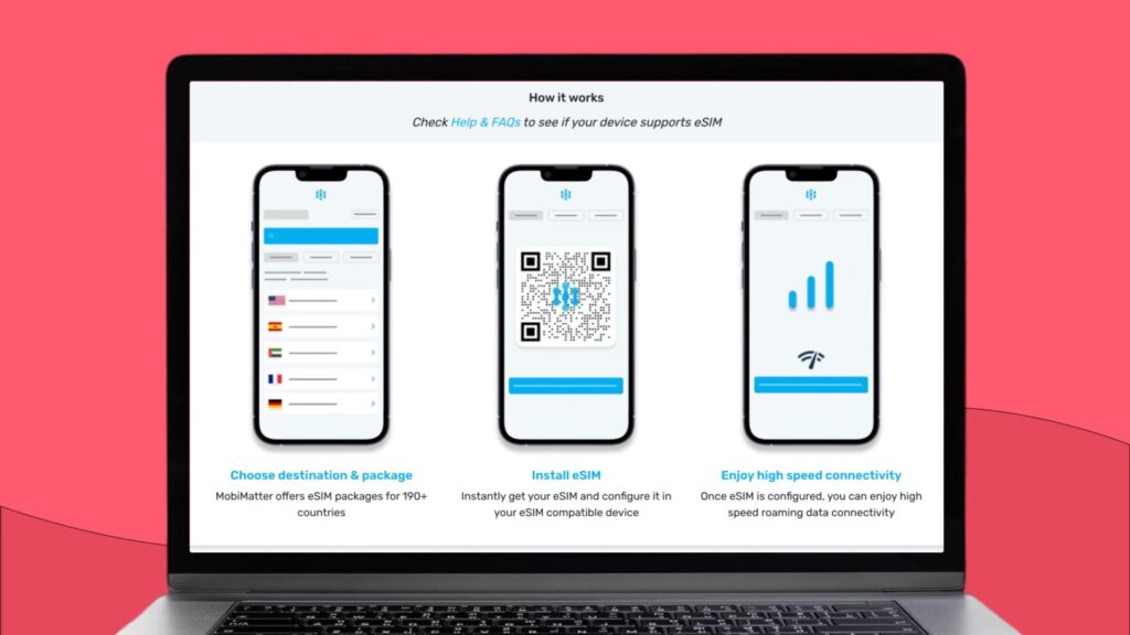 MobiMatter eSIM setup process