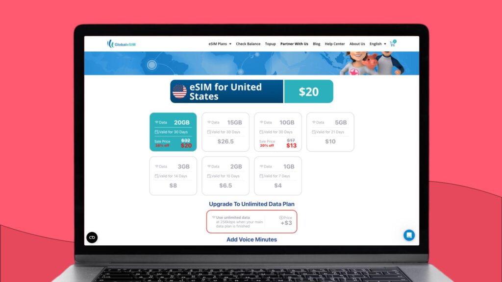 GlobaleSIM eSIM for the USA