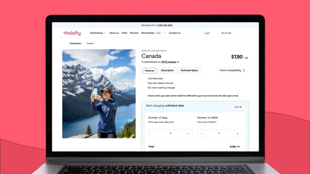 Holafly eSIM for Canada