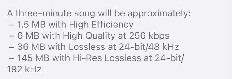 apple music audio quality