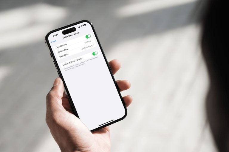 data roaming turned on