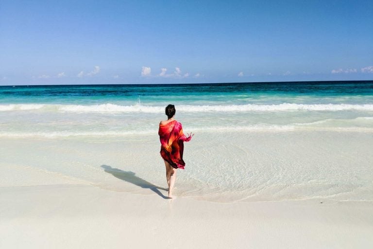 A beach in Mexico