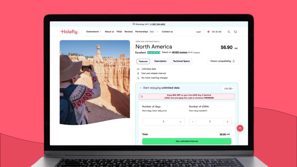 Holafly eSIM for North America