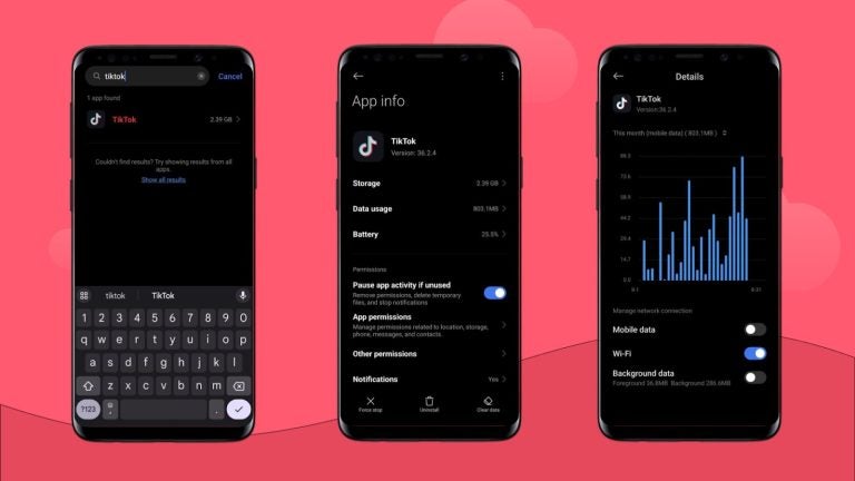 Disabling “Mobile Data” and “Background Data” on Android