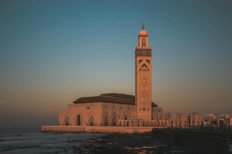 mosque in casablanca morocco