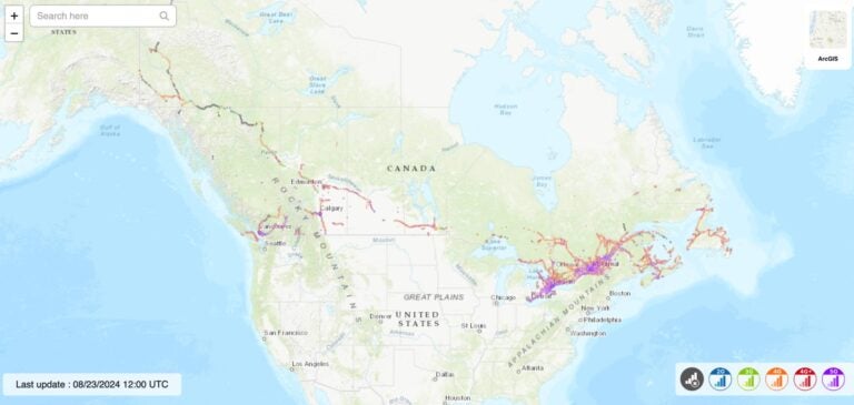 Bell Mobility 3G 4G and 5G coverage map