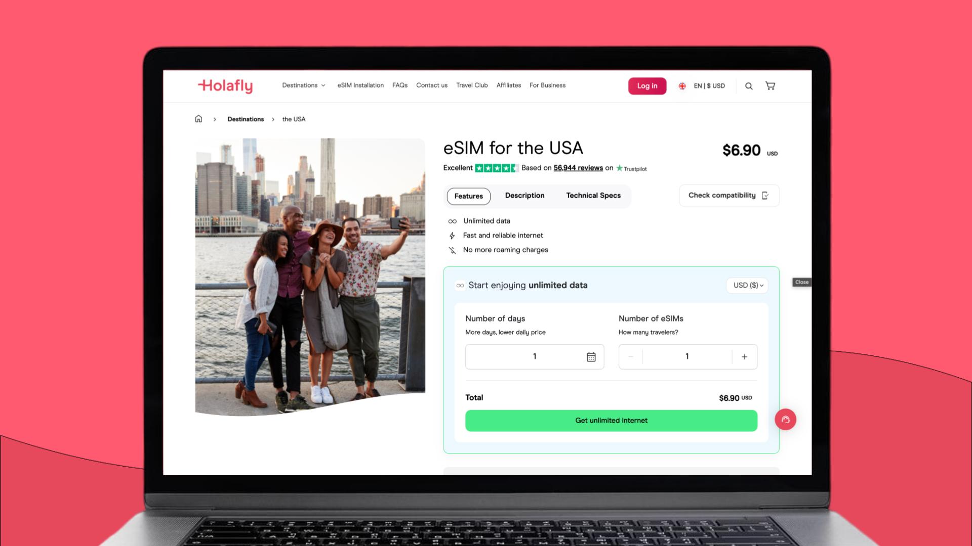Holafly eSIM for the USA
