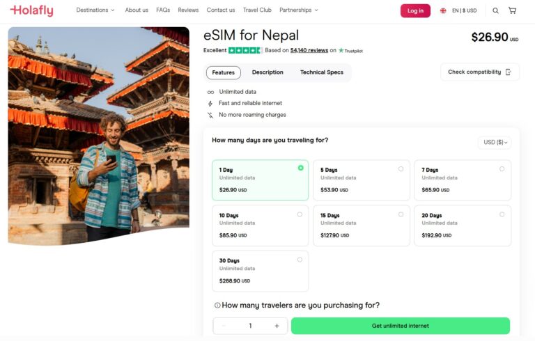 esim for nepal with unlimited data