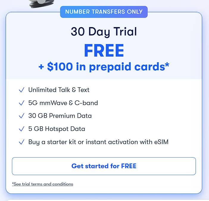 US Mobile free eSIM service