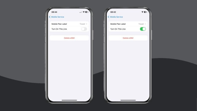 Checking your eSIM line