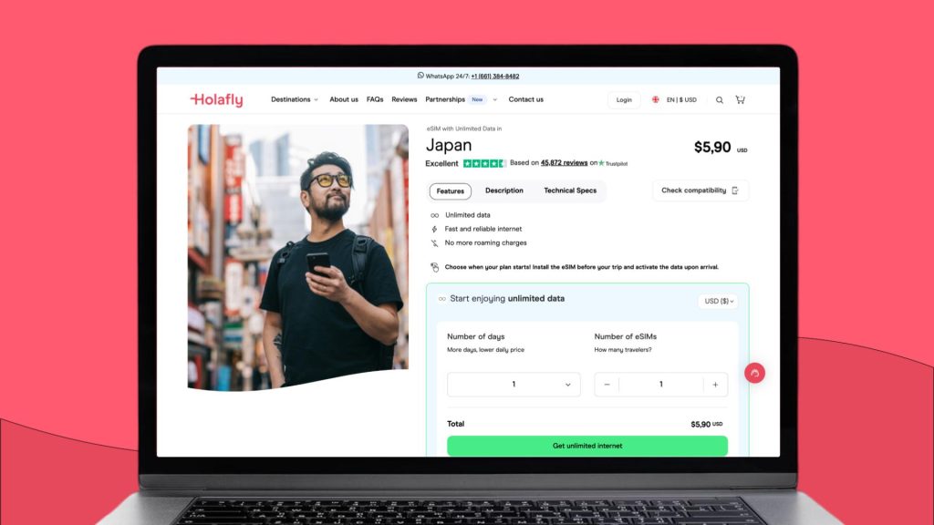 Holafly eSIM for Japan