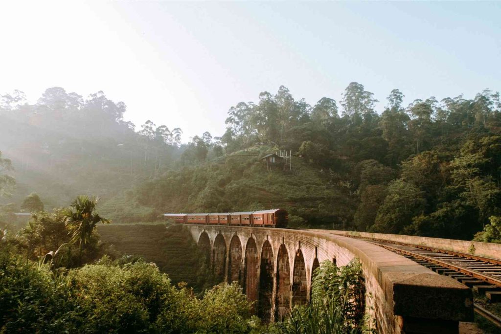 Nine Arch Bridge in Sri Lanka