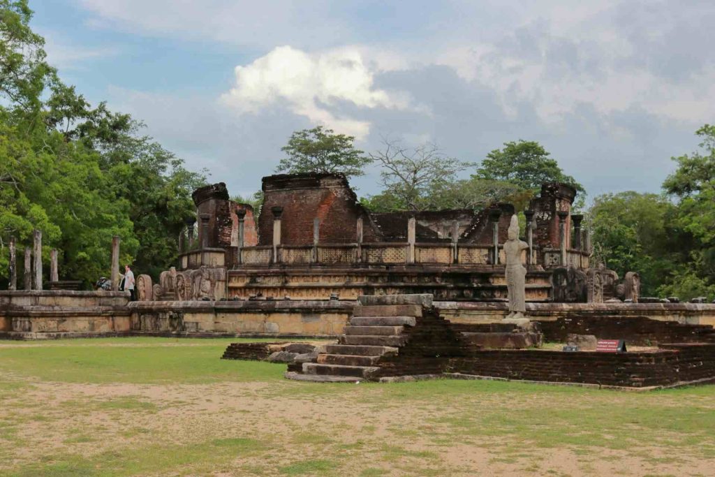 The ruins of Polonnaruwa