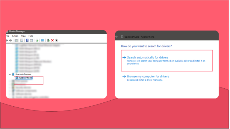 Easy steps to connect iPhone to Windows desktop.