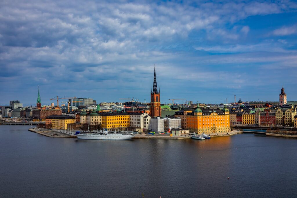 stockholm seen from above