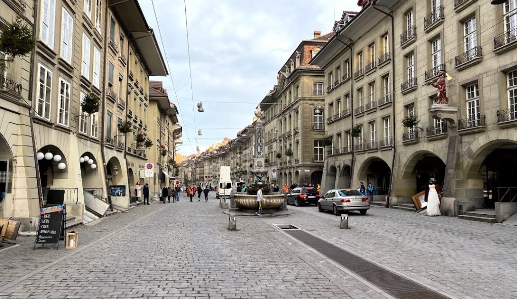 The UNESCO-listed Old Town of Bern.