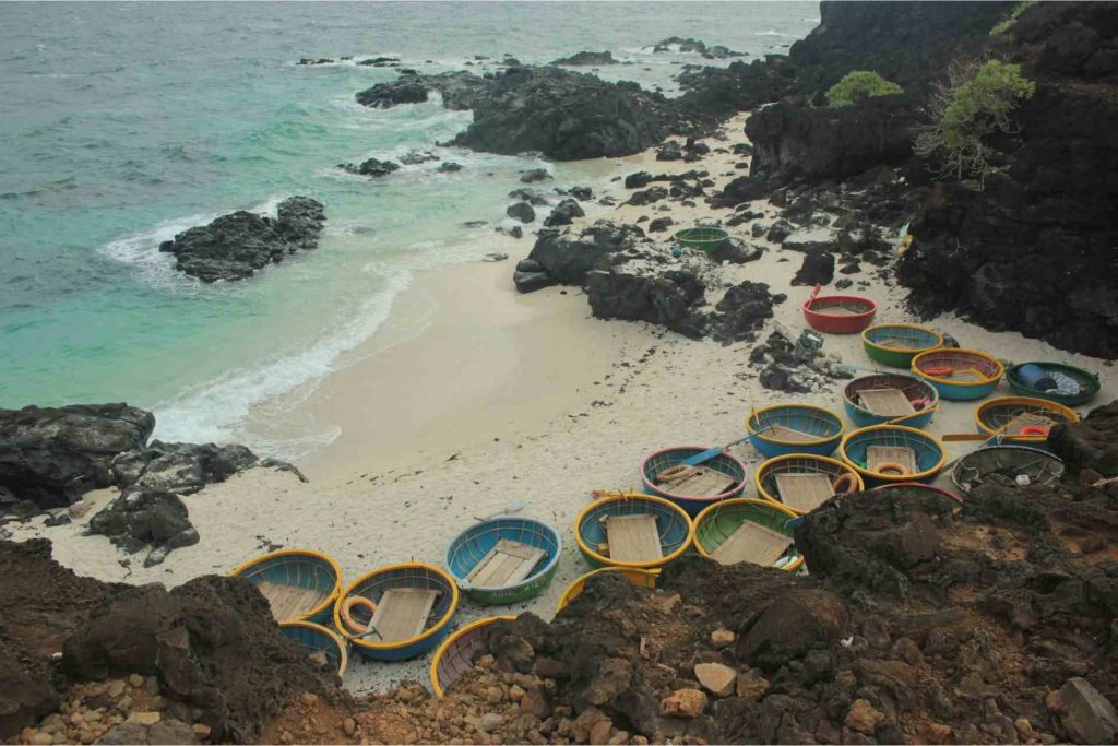 A beach on the Ly Son island