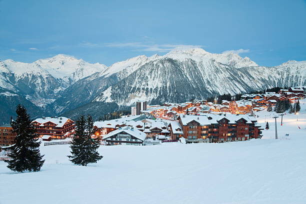 Courchevel 1850 Ski Resort.
