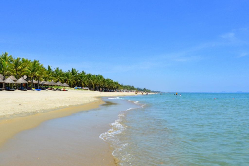 Cua Dai beach in Vietnam