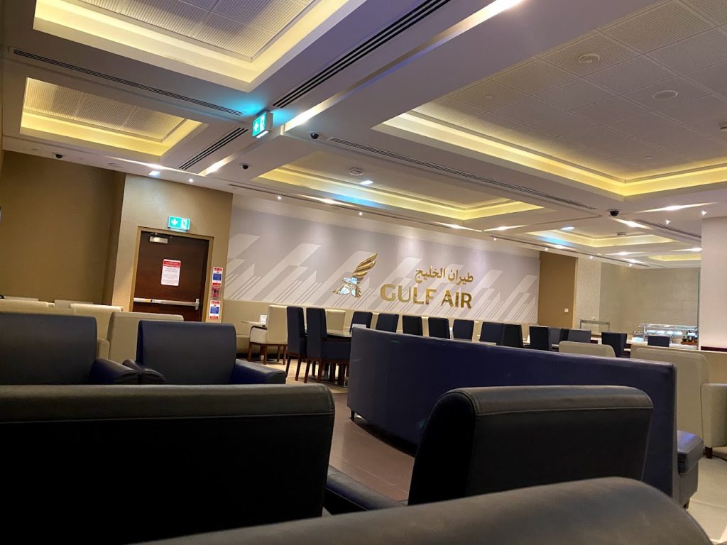 Gulf Air Lounge in Terminal 1 at DXB. 