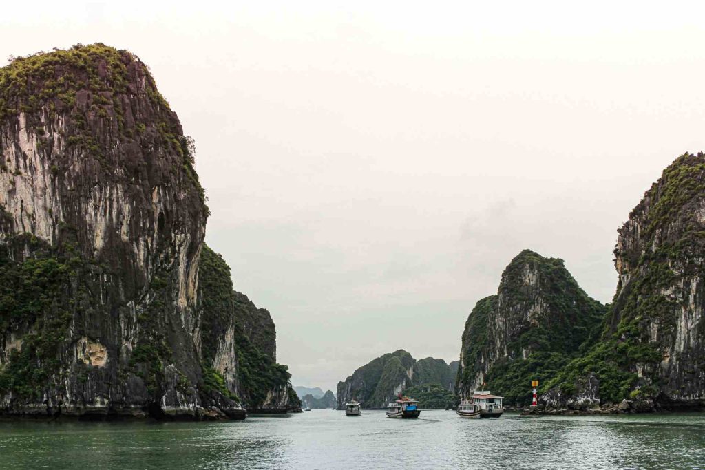 Islands in Ha Long bay, Vietnam