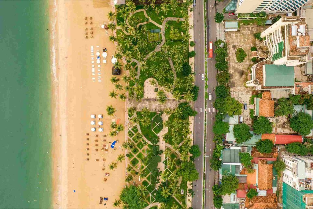 Nha Trang beach in Vietnam