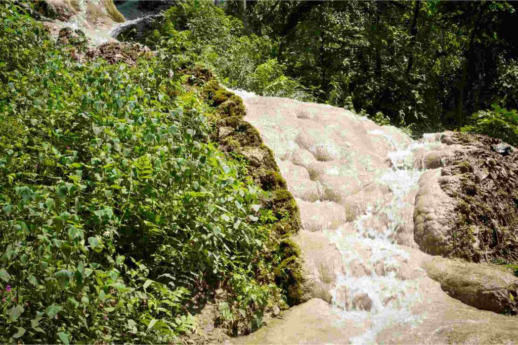 Sticky waterfalls near Chiang Mai