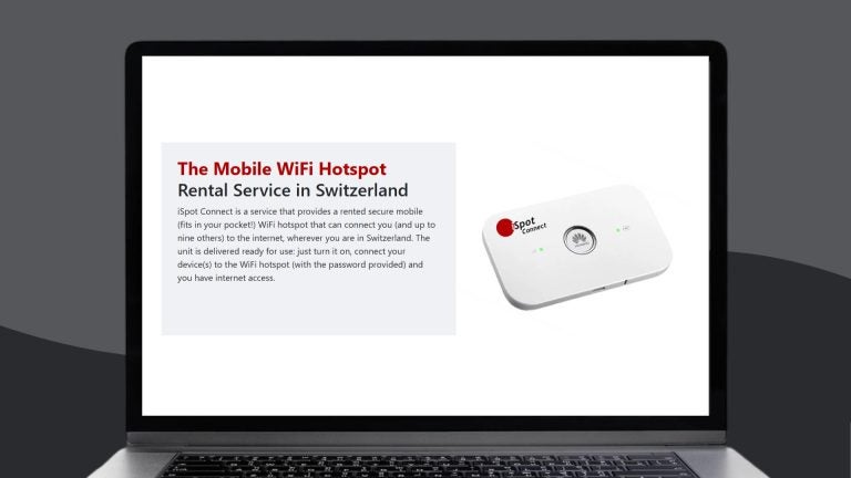 Pocket WiFi device from iSpot Connect