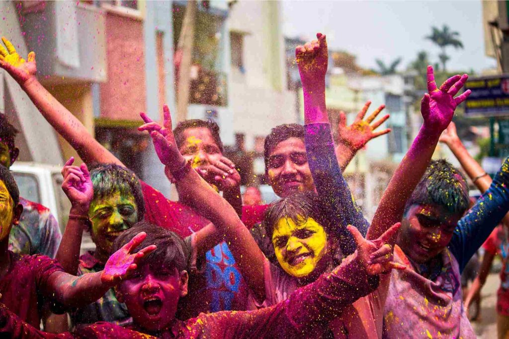 The traditional Holi festival, one of the top reasons to visit Malaysia in February/March