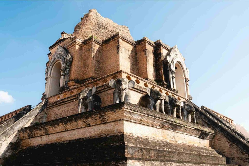 Wat Chedi Luang temple in Chiang Mai