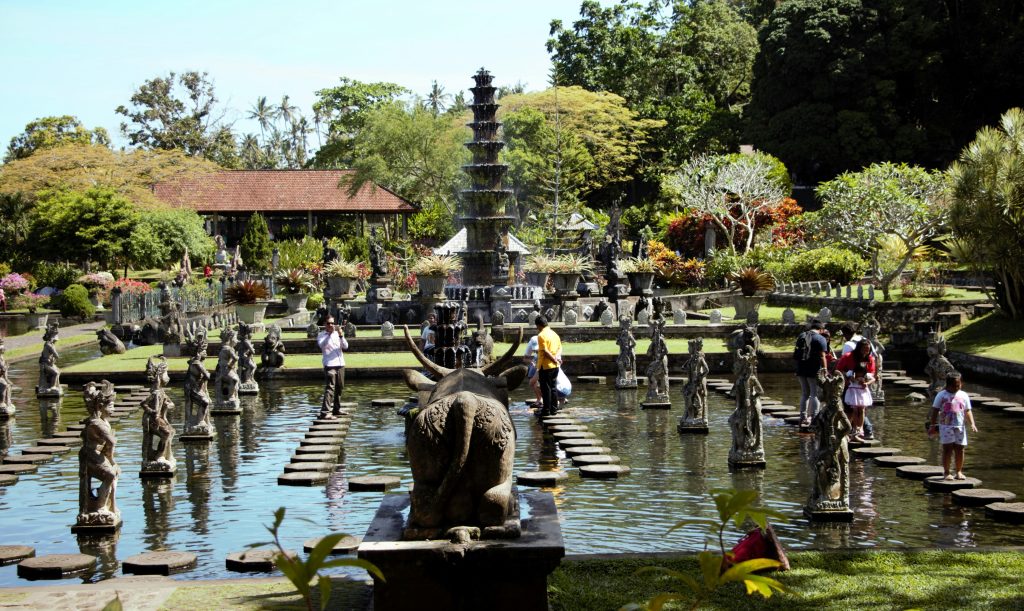 The Tirta Gangga palace in Bali.