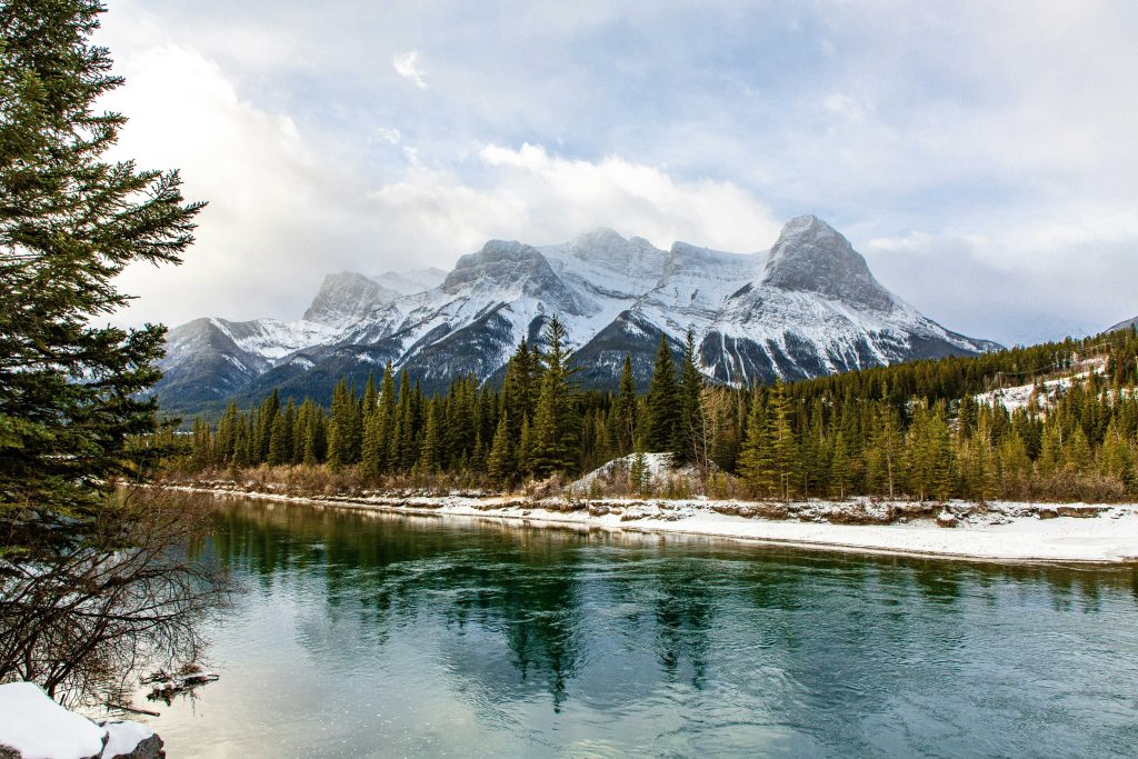 Banff resort town in Alberta, Canada.